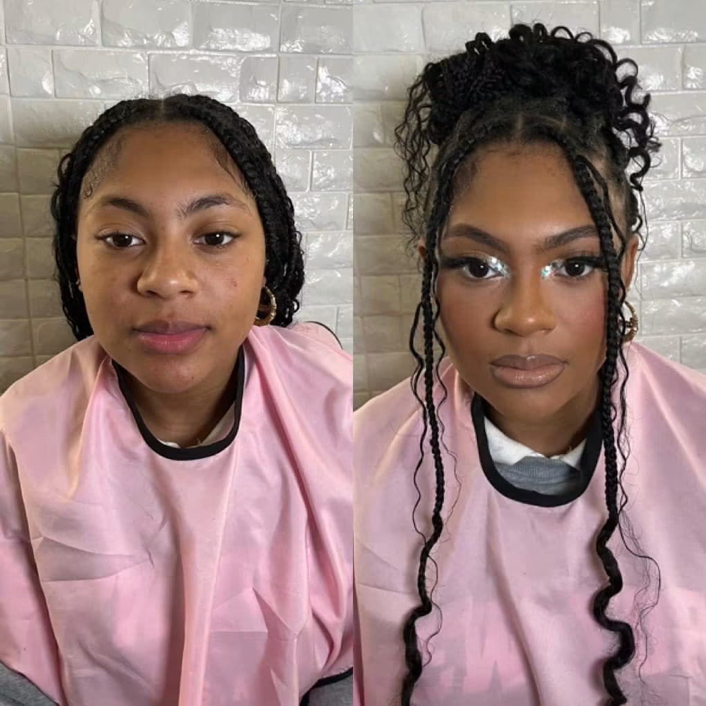 FULL GLAM MAKEUP APPLICATION